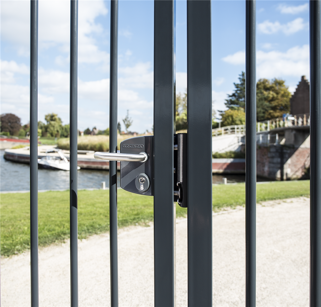 Surface mounted gate lock Surface mounted gate lock