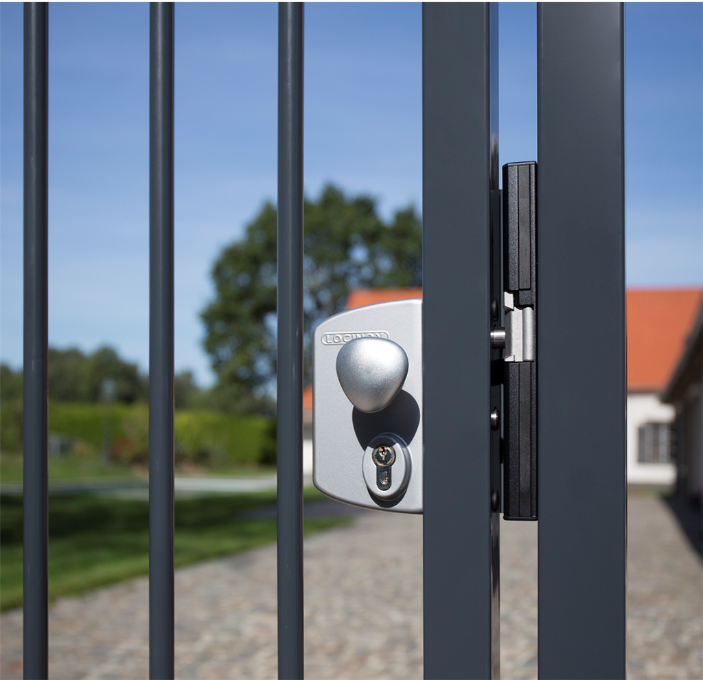 Surface mounted gate lock Surface mounted gate lock