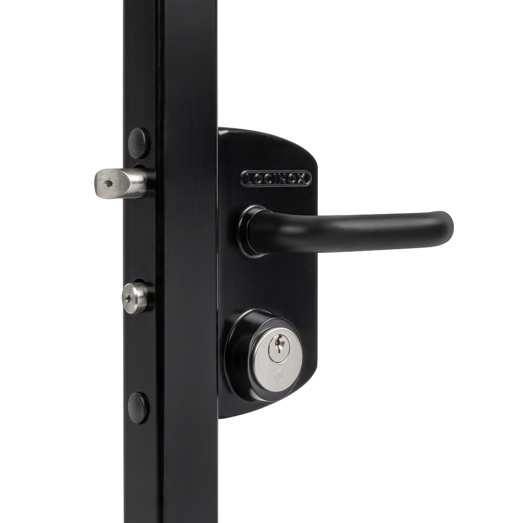 Surface mounted US Mortise cylinder gate lock (USA) Surface mounted US Mortise cylinder gate lock (USA)