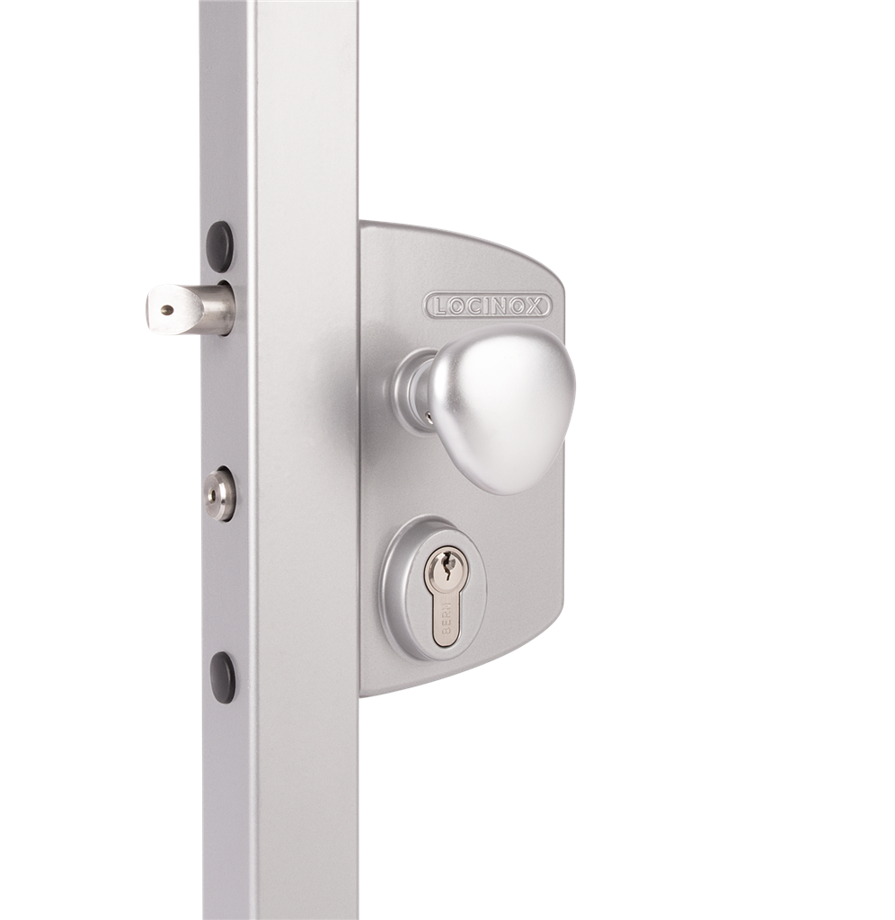 Surface mounted electric gate lock with Fail Close functionality Surface mounted electric gate lock with Fail Close functionality