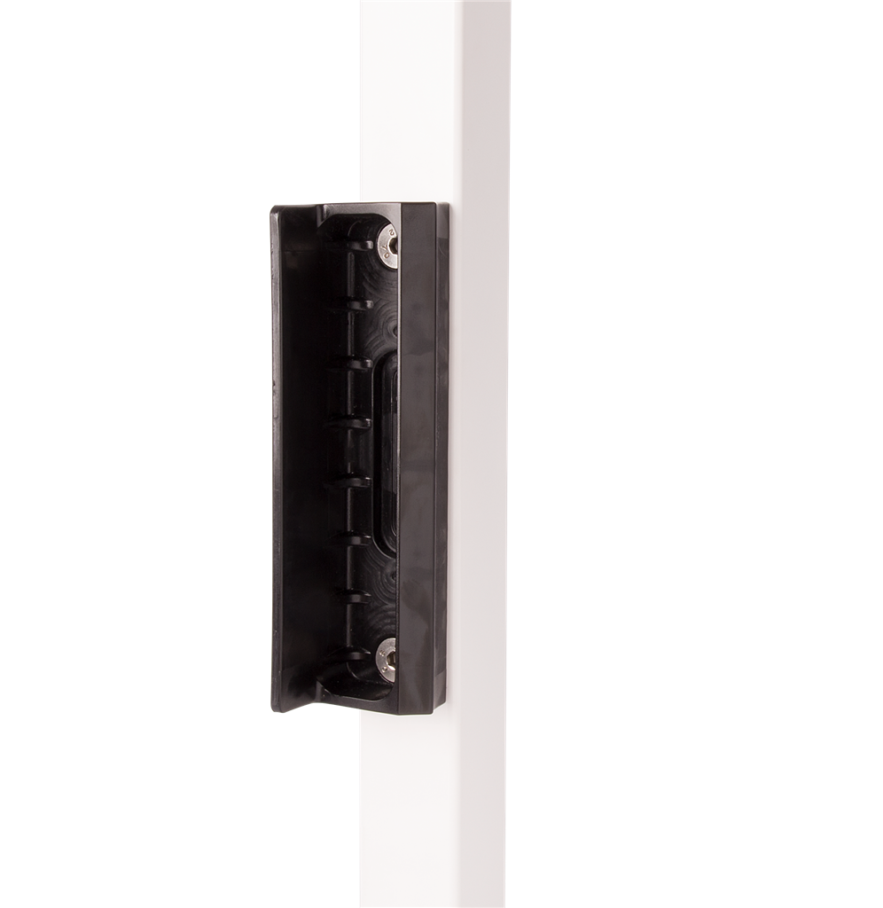 Polyamide gate keep for rectangular profiles Polyamide gate keep for rectangular profiles