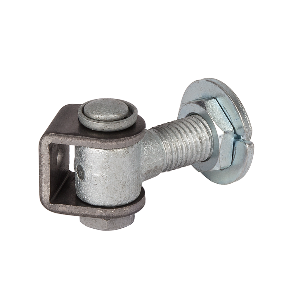 Vandal-proof one way 90° hinge with adjustable welding nut Vandal-proof one way 90° hinge with adjustable welding nut