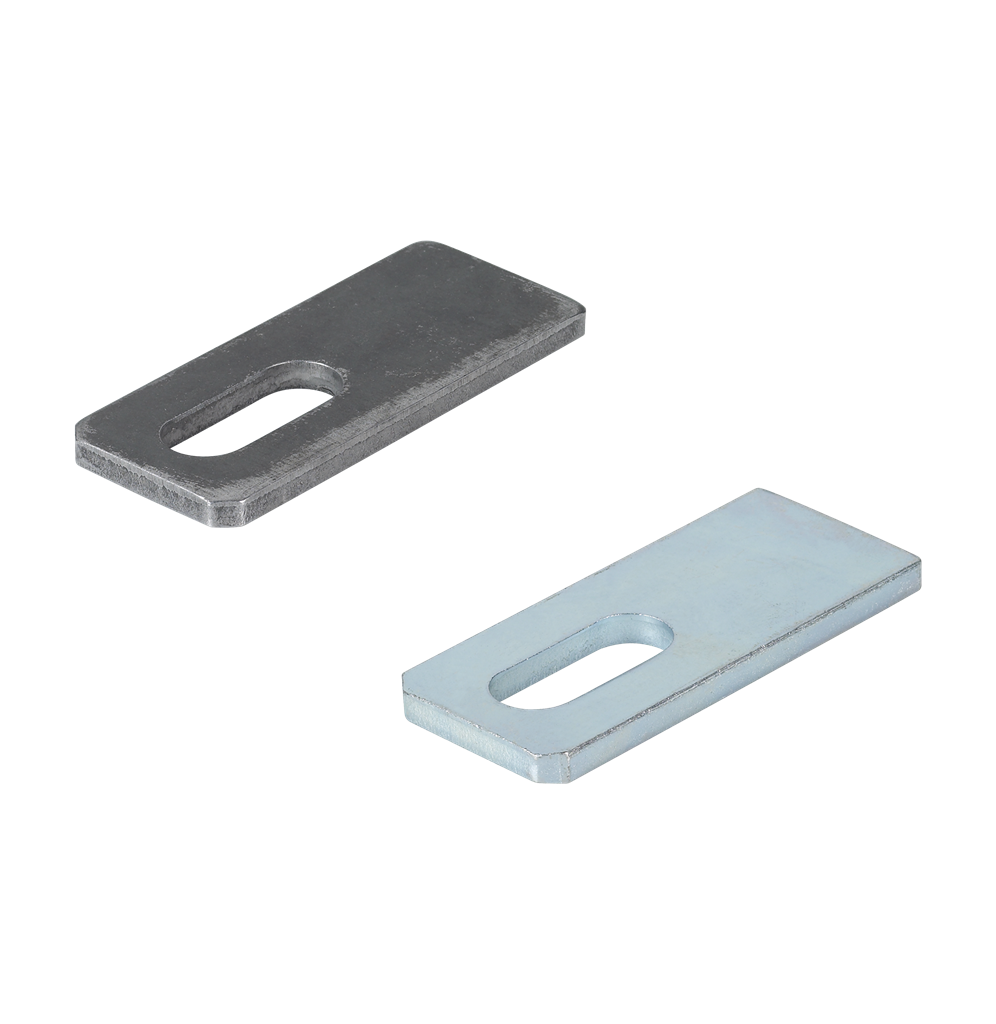 Groove plate in black steel Groove plate in black steel