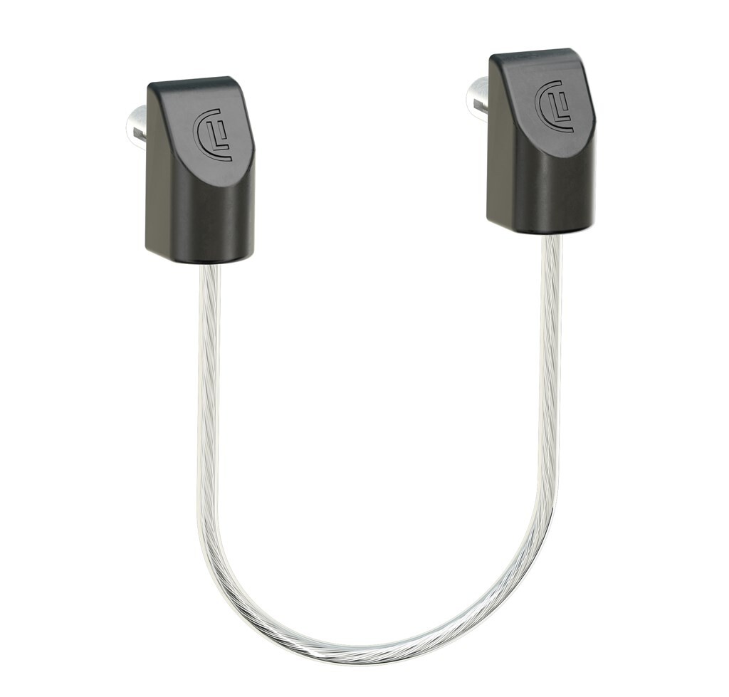 Stainless steel safety cable for gates up to 1,100 lbs Stainless steel safety cable for gates up to 1,100 lbs