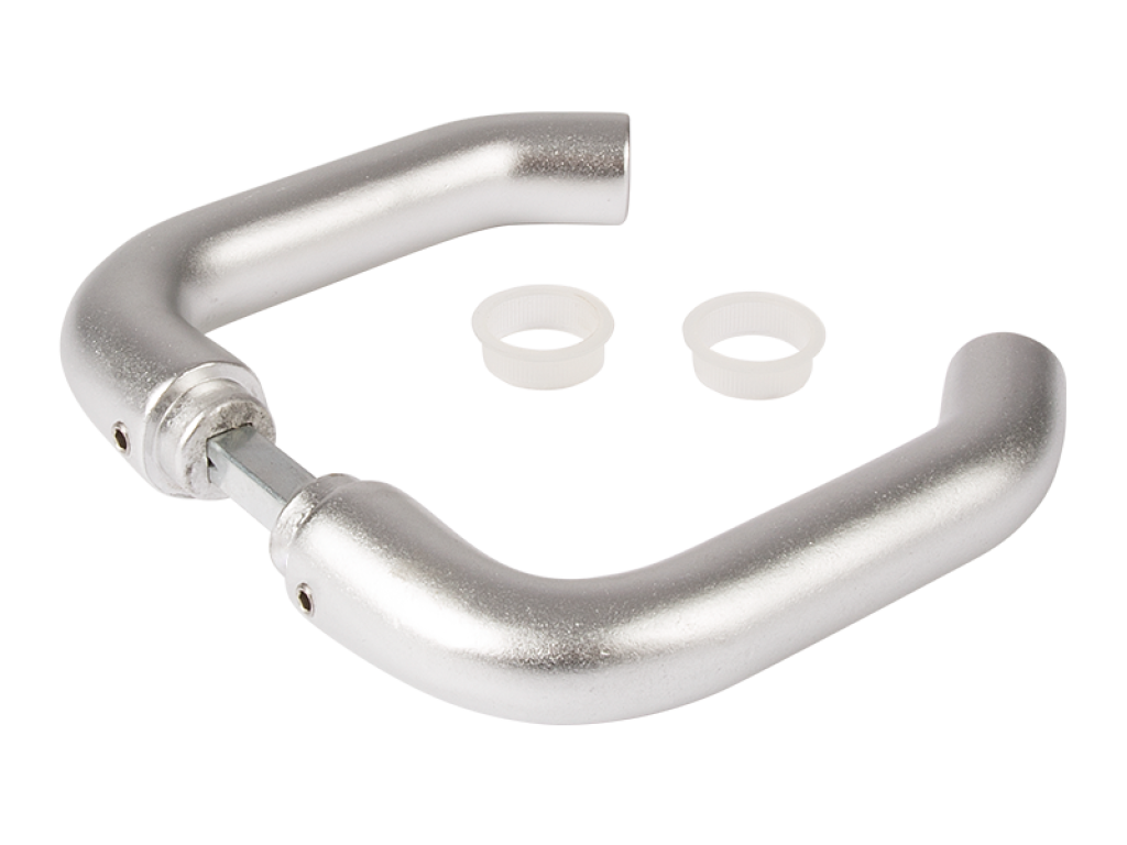 Anodized aluminum handle pair for insert locks Anodized aluminum handle pair for insert locks