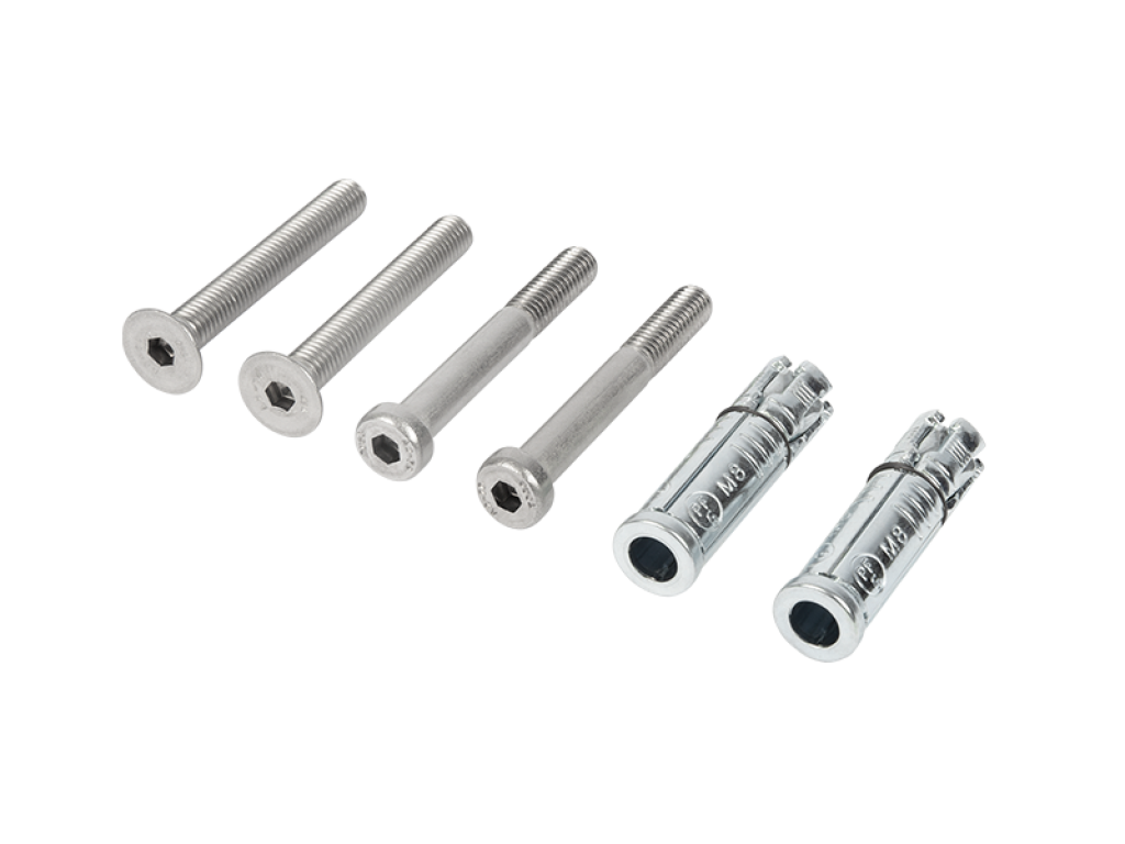 Wall fixation set for keeps Wall fixation set for keeps