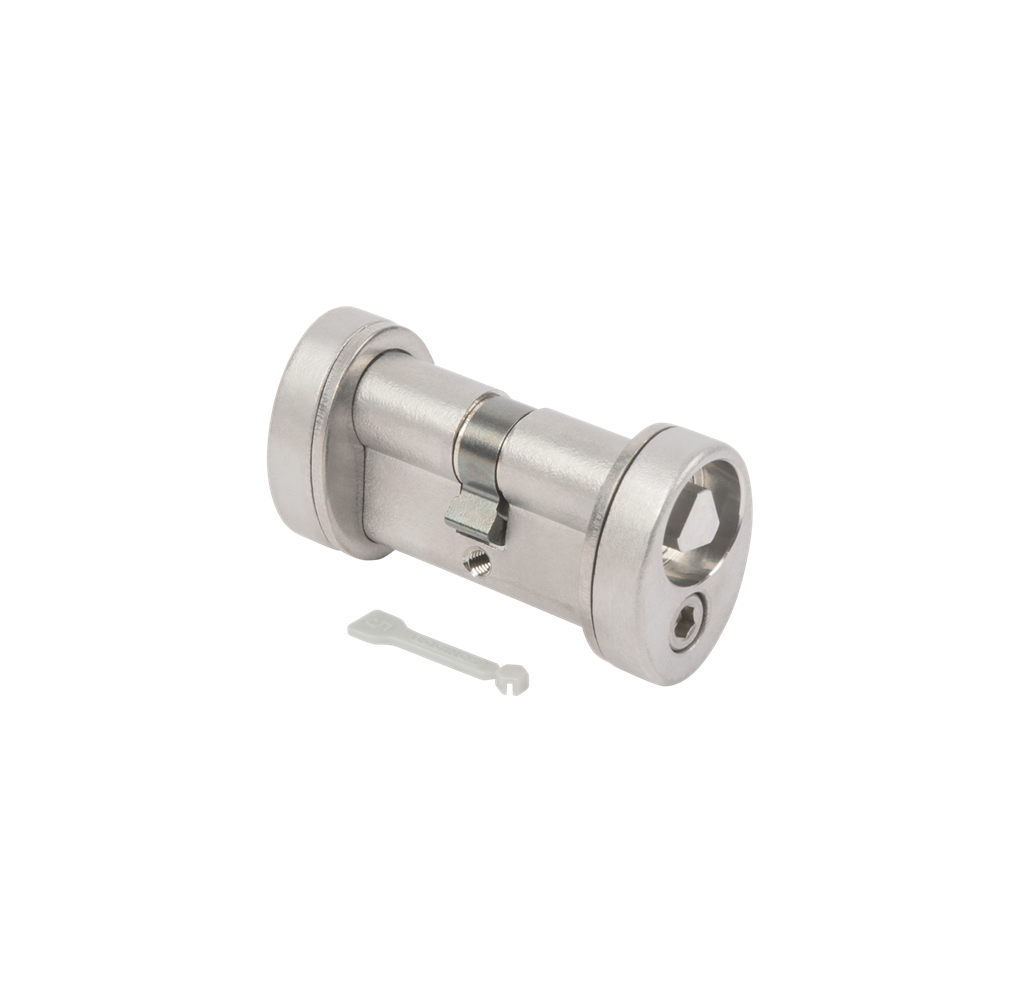 Triangular cylinder set for triangle keys Triangular cylinder set for triangle keys