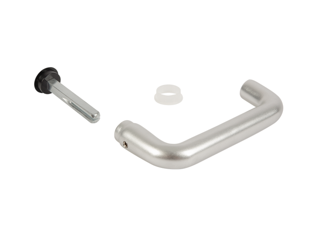 Half anodized aluminum anti-panic handle Half anodized aluminum anti-panic handle