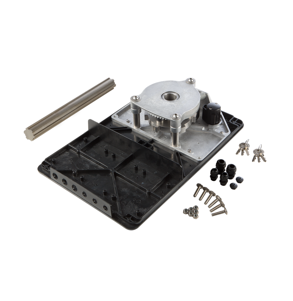 TURNITEC base mechanism for 3-arm turnstile (120°) TURNITEC base mechanism for 3-arm turnstile (120°)