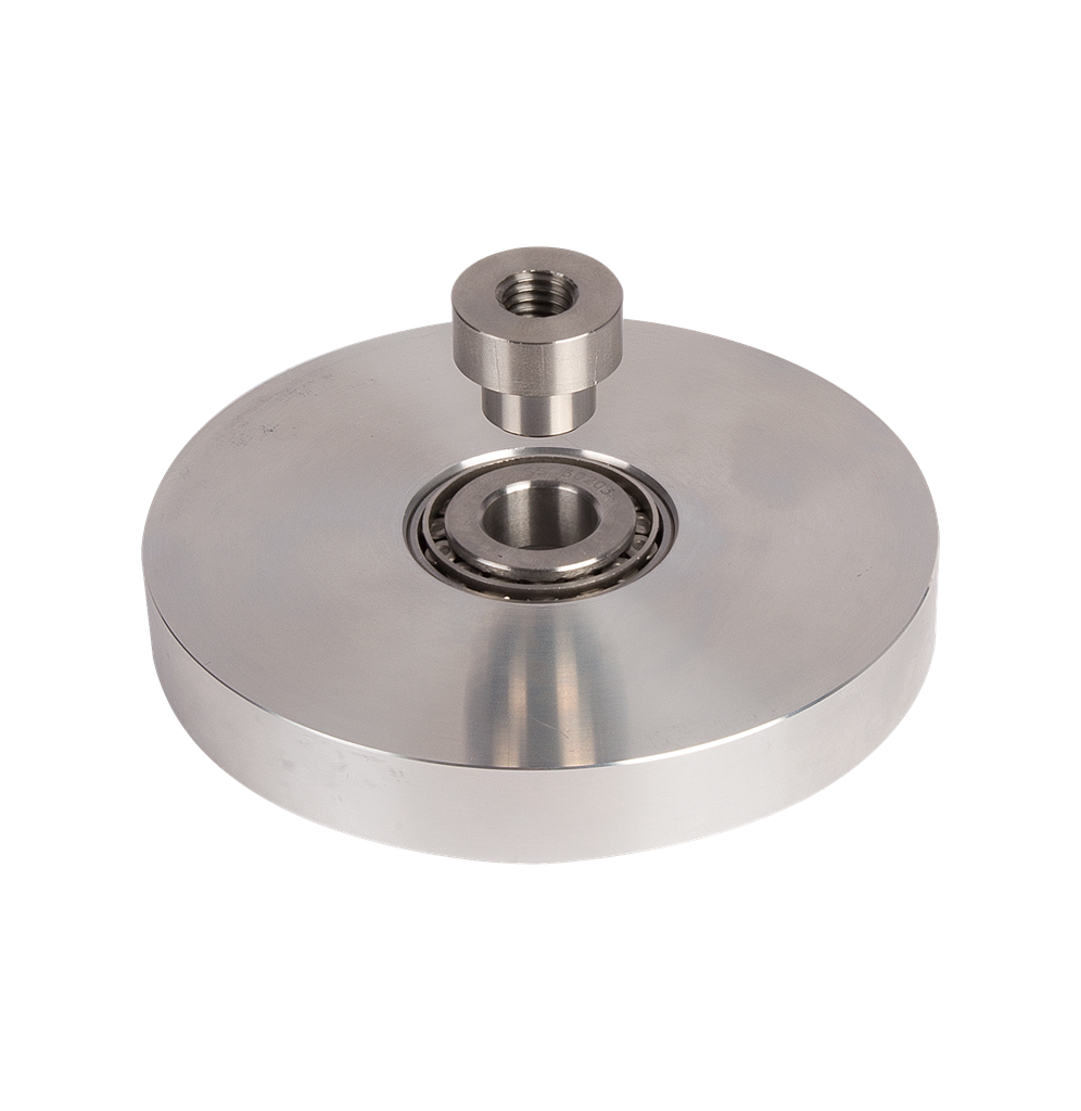 Lower bearing and flange assembly for turnstiles