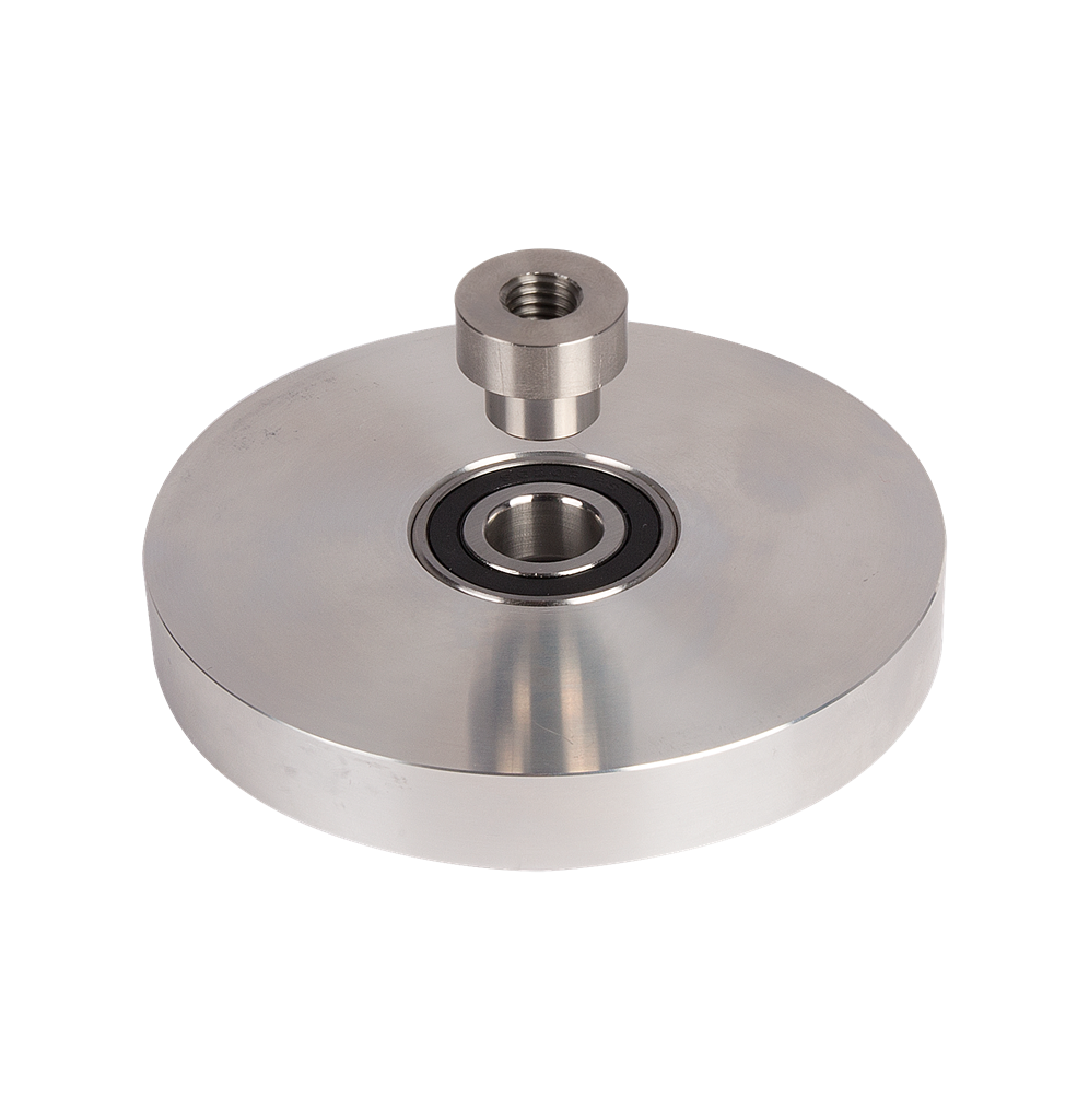 Lower bearing and flange assembly for turnstiles