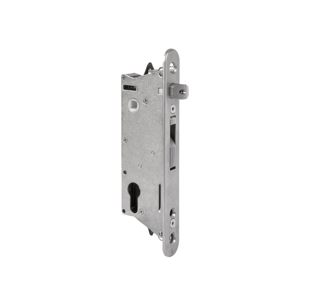 Insert lock with 1-9/16" backset for profiles of 2-3/8" or more