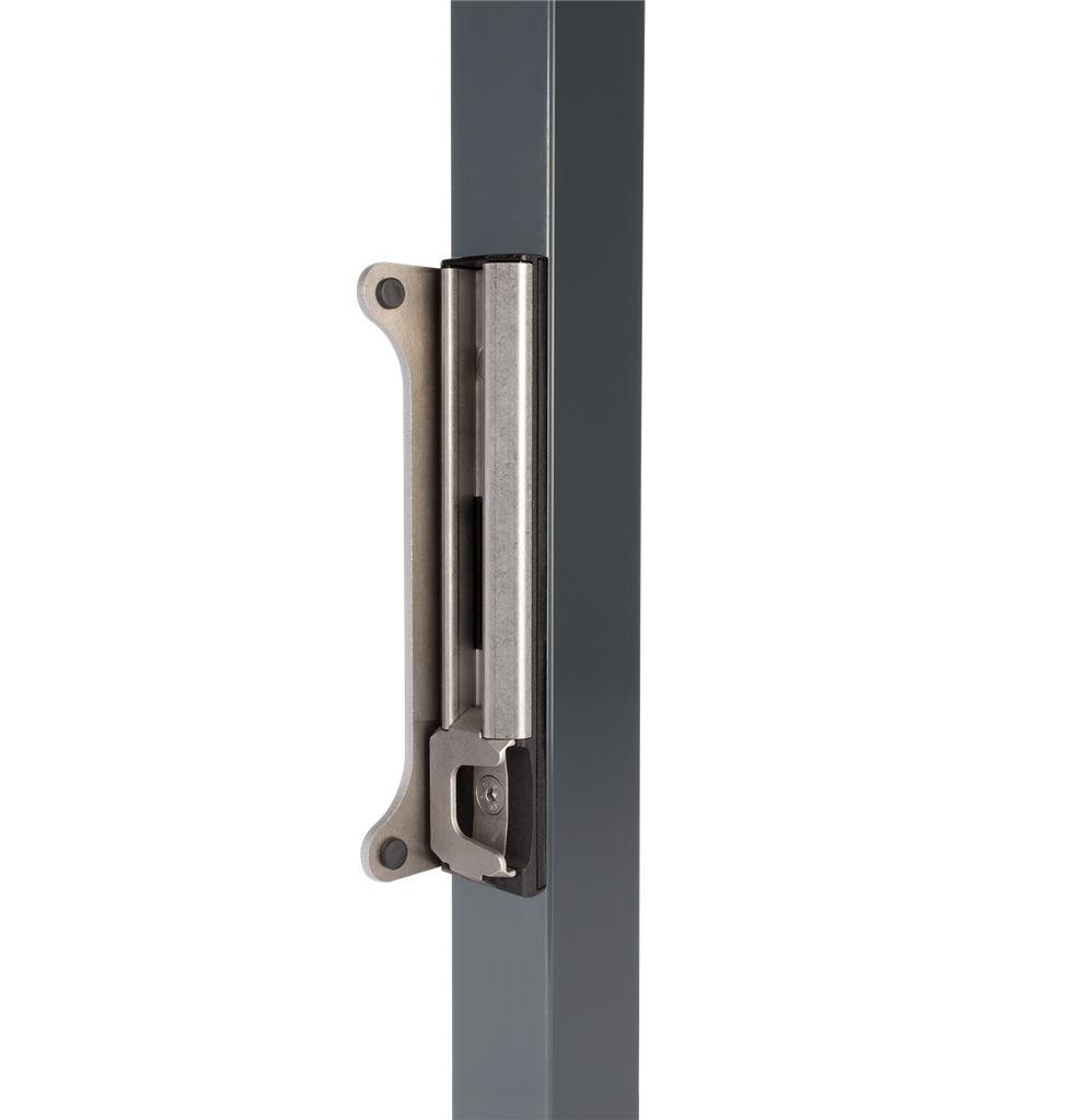 Surface mounted stainless steel keep strike for Fortylock, Fiftylock and Sixtylock