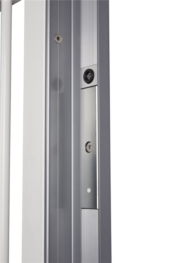 Aluminum finishing profile for swing gates to combine with MAGUNIT-2500