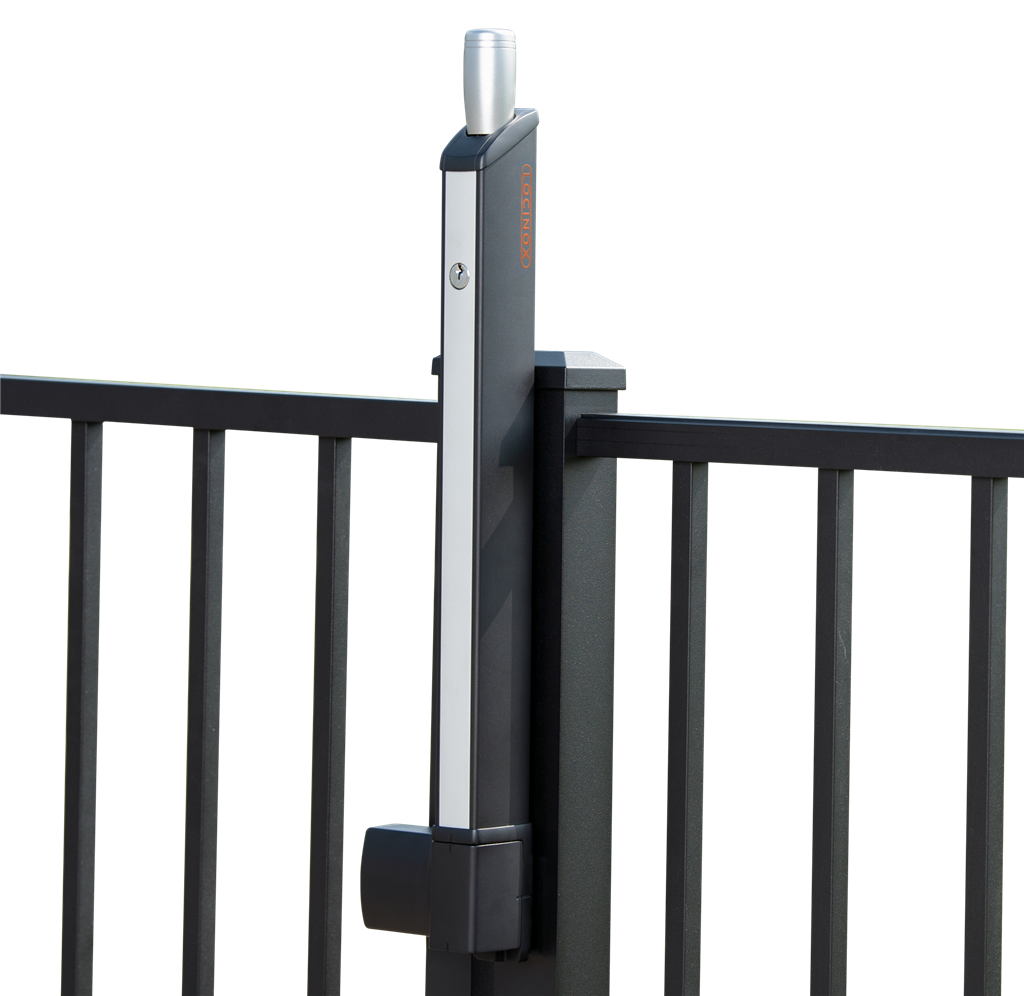 Sleek & sturdy child safe magnetic latch for pools & parks