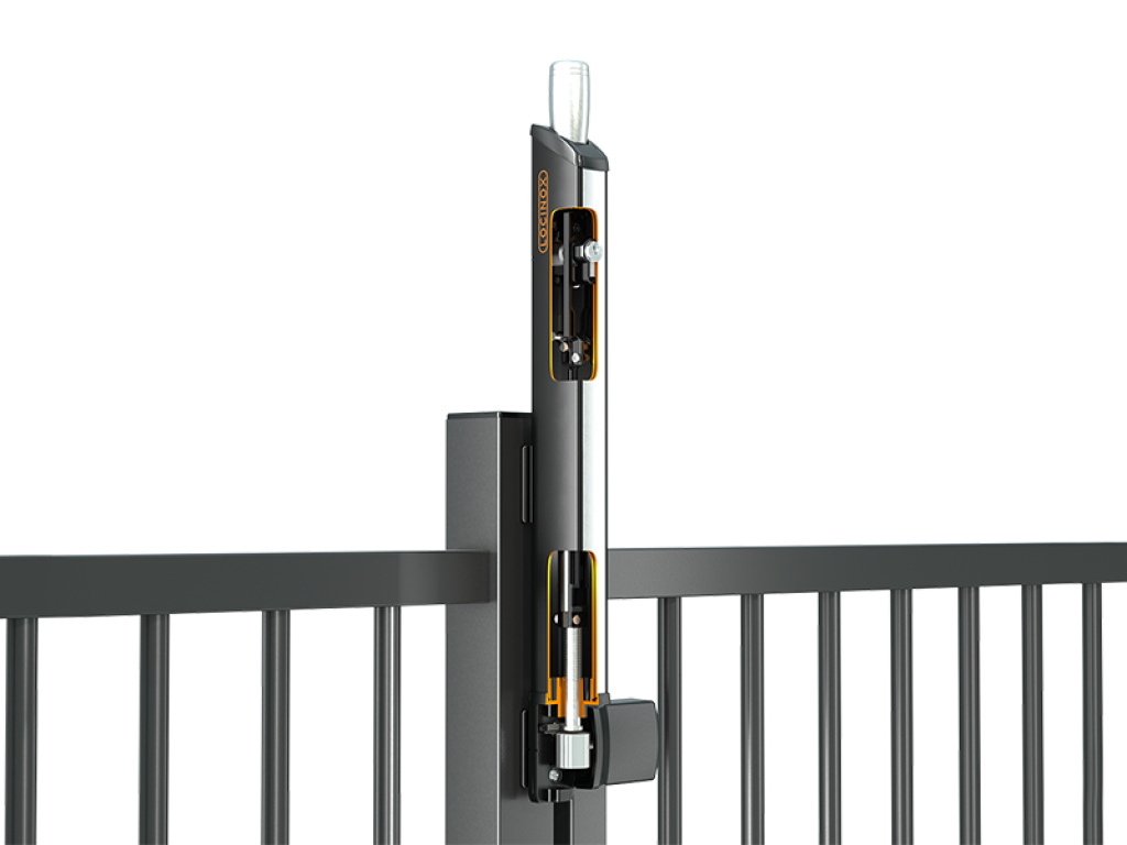 Sleek & sturdy child safe magnetic latch for pools & parks