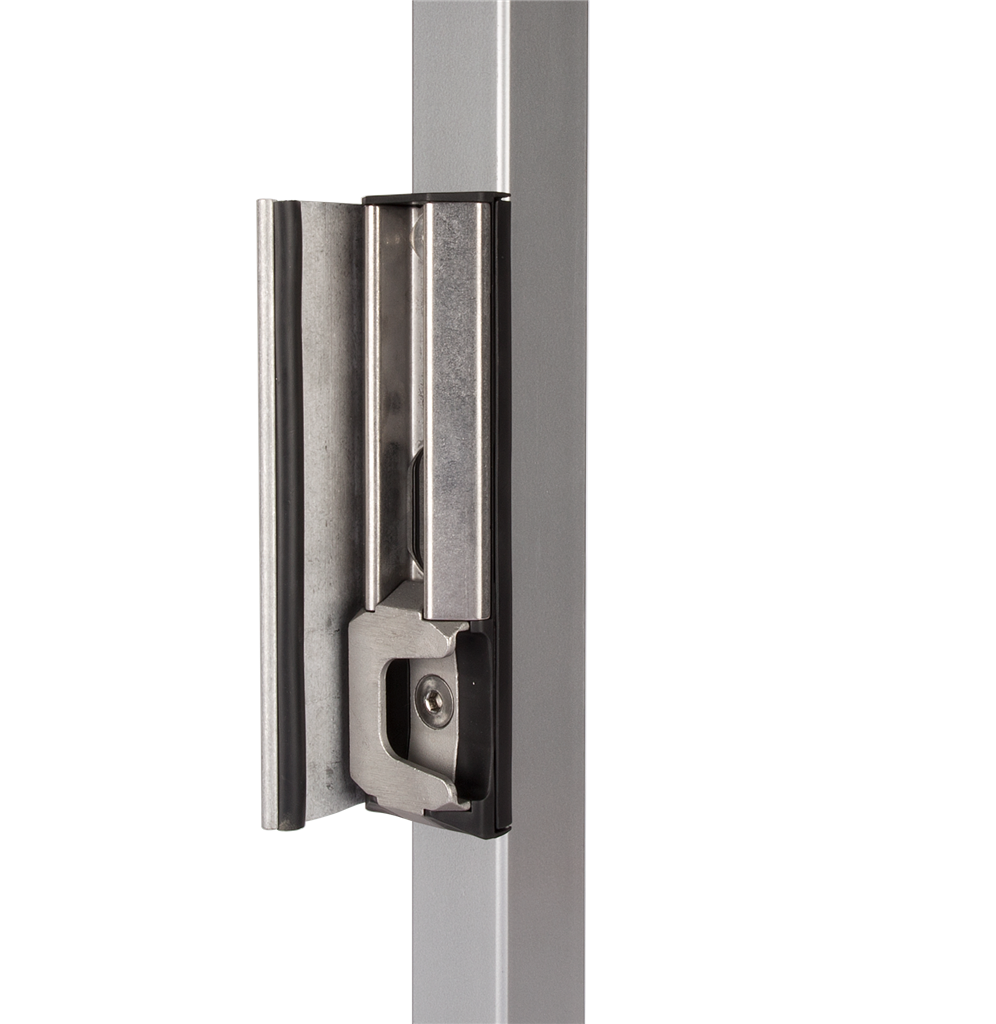 Adjustable security keep out of stainless steel