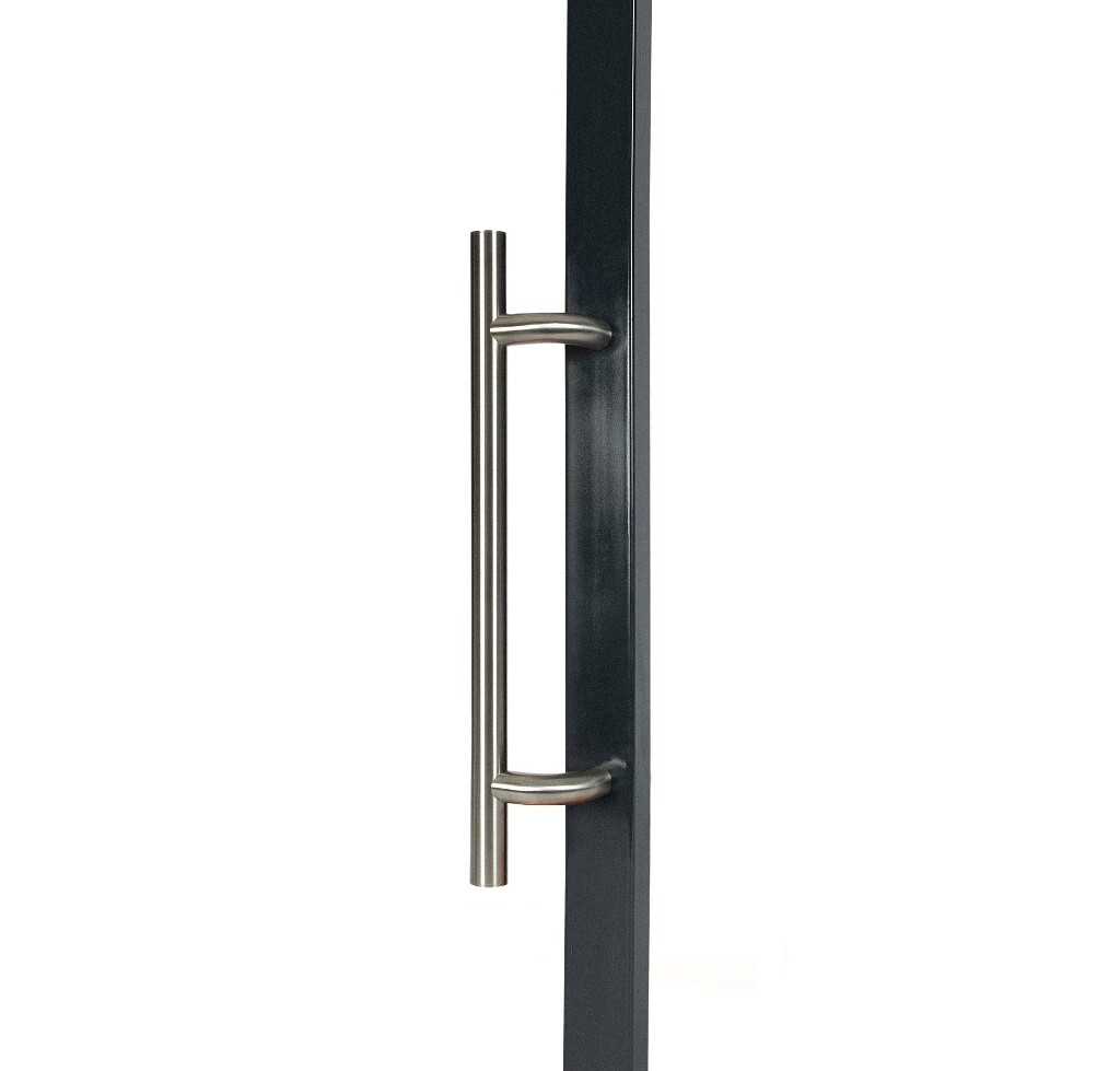 Fixed stainless steel handle