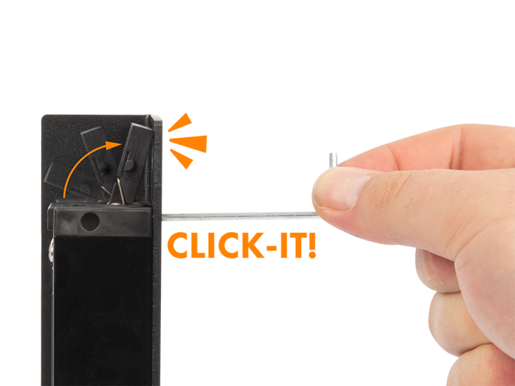 Built-in electric keep for Fortylock, Fiftylock and Sixtylock insert locks