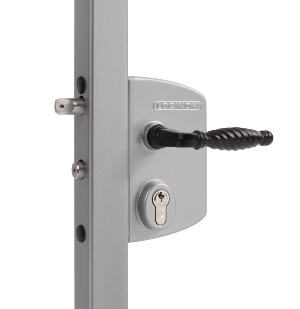 Surface mounted gate lock