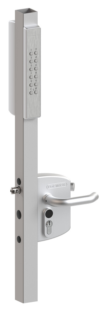 VOLTA - Surface mounted lock with external battery powered keypad