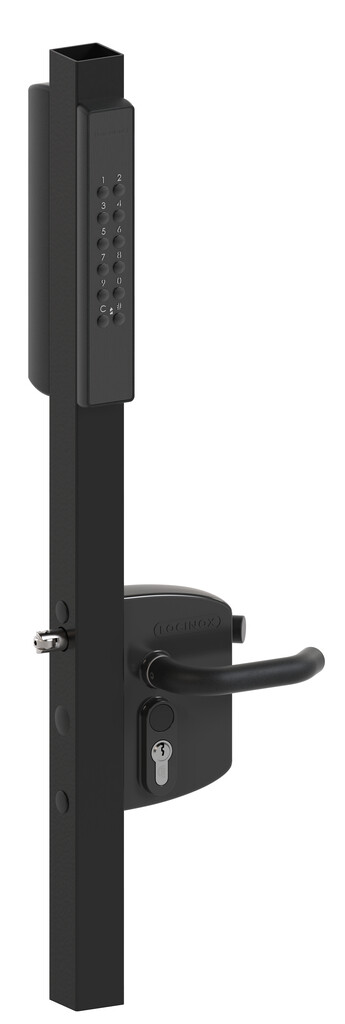 VOLTA - Surface mounted lock with external battery powered keypad