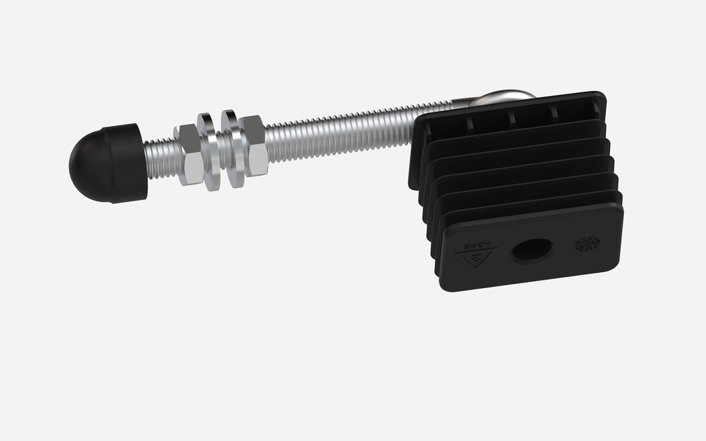 J-Bolt Stainless steel with polyamide plugs