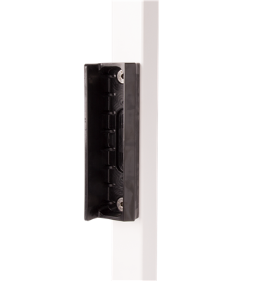 Polyamide gate keep for rectangular profiles Polyamide gate keep for rectangular profiles