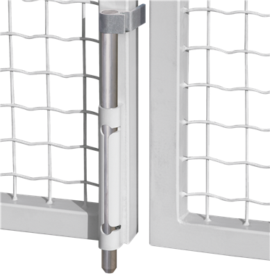 Surface mounted dropbolt with aluminium bolt