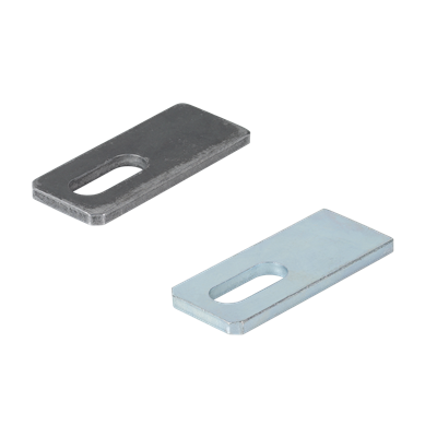 Groove plate in black steel Groove plate in black steel