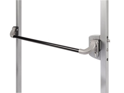 Push bar in aluminum for surface mounted gate locks Push bar in aluminum for surface mounted gate locks