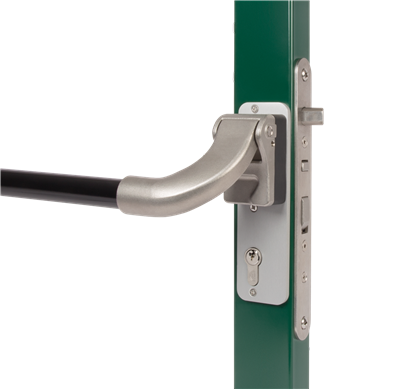Aluminum push bar for insert locks Aluminum push bar for insert locks