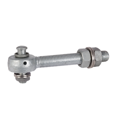 Hot-dip galvanized bearing eyebolt for 3D and 4D hinges  Hot-dip galvanized bearing eyebolt for 3D and 4D hinges