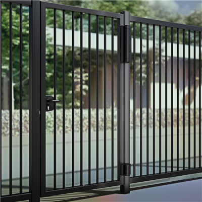 ADA-compliant motorized hinge & gate closer in one for pedestrian gates