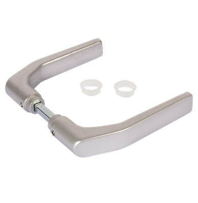 Anodized aluminum handle pair