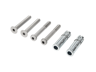 Wall fixation set for keeps