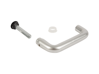 Half anodized aluminum anti-panic handle Half anodized aluminum anti-panic handle