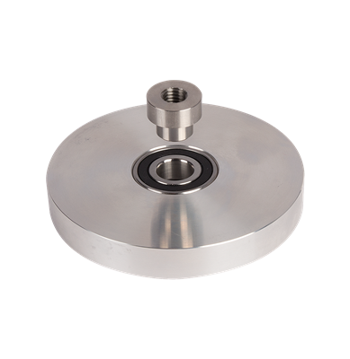 Lower bearing and flange assembly for turnstiles