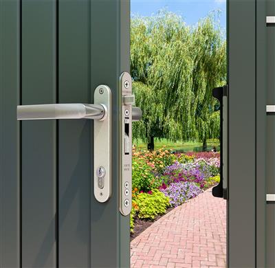 Mortise lock with 1-3/16" backset for profiles of 2" or more Mortise lock with 1-3/16" backset for profiles of 2" or more