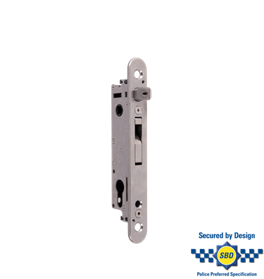 Mortise lock with 3/4" backset for profiles of 1-1/2" or more Mortise lock with 3/4" backset for profiles of 1-1/2" or more