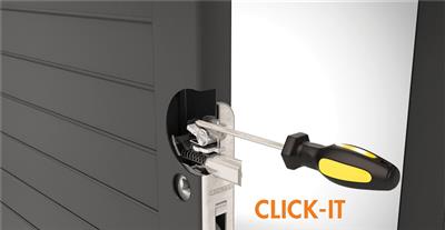 Mortise lock with 3/4" backset for profiles of 1-1/2" or more Mortise lock with 3/4" backset for profiles of 1-1/2" or more