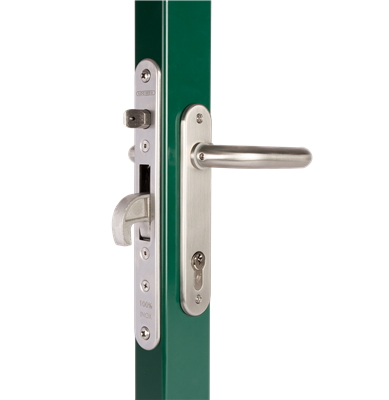 Mortise lock for ornamental gates Mortise lock for ornamental gates