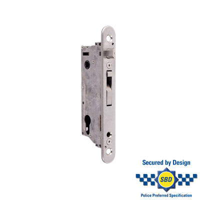 Insert lock with 1-9/16" backset for profiles of 2-3/8" or more