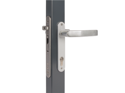 Insert lock with 1-9/16" backset for profiles of 2-3/8" or more
