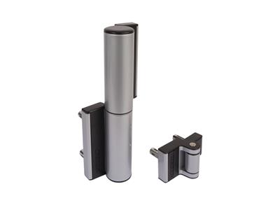 Compact 180° hydraulic gate closer and hinge for gates up to 165 lbs