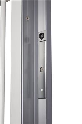 Aluminum finishing profile for swing gates to combine with MAGUNIT-2500