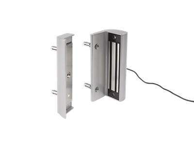 Surface mounted electromagnetic lock without integrated handles