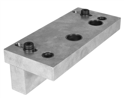 Drilling jig for swing gate locks