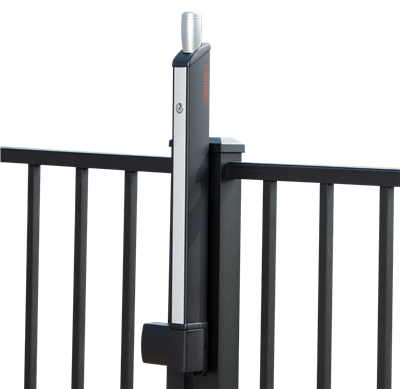 Sleek & sturdy child safe magnetic latch for pools & parks