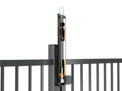 Sleek & sturdy child safe magnetic latch for pools & parks